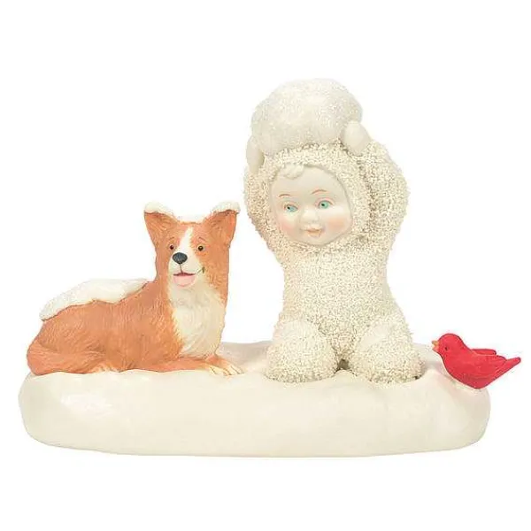 Snowbabies Classic Collection<Department 56 A Corgi Christmas