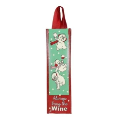 Snowpinions<Department 56 Always Bring Wine Bag