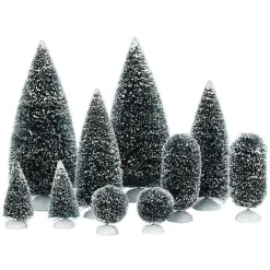 Village Accessories<Department 56 Bag-O-Frosted Topiaries, Small
