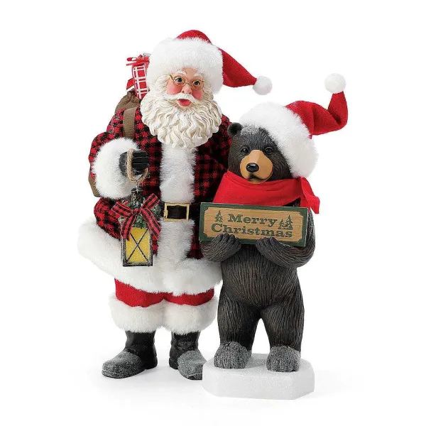 New Santas<Department 56 Black Bear Lodge