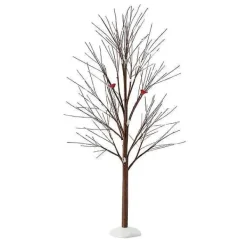 Christmas Basics<Department 56 Brown Tree With Snow/Bird