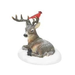 Village Accessories<Department 56 Cardinal Christmas Deer