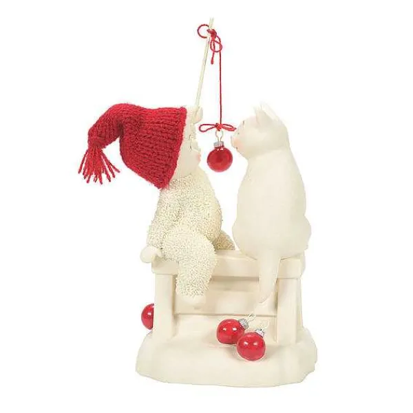 Snowbabies Classic Collection<Department 56 Cats Love Shiny Things