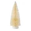 Christmas Basics<Department 56 Cream Tree With Snow Glitter