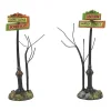 Village Halloween Accessories<Department 56 Creepy Village Street Signs