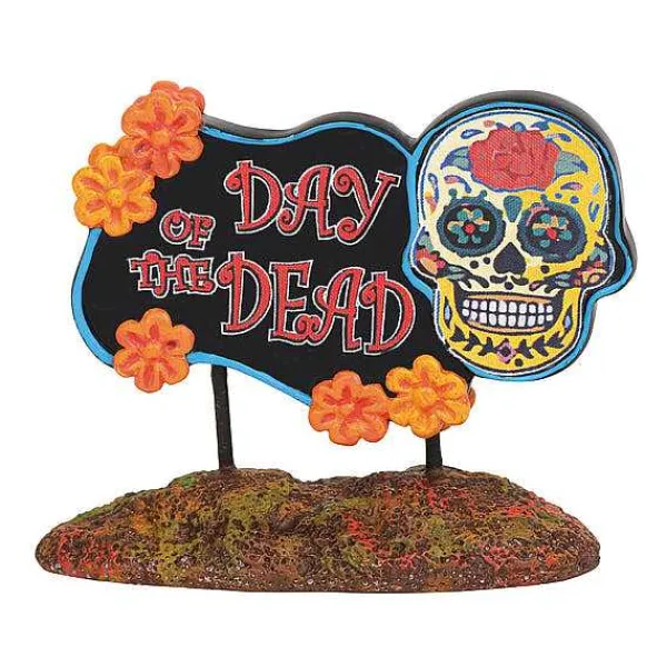 Village Halloween Accessories<Department 56 Day Of The Dead Sign
