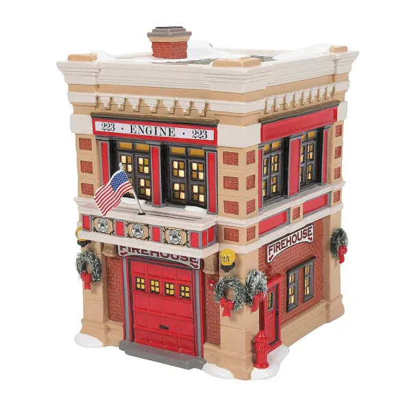 Original Snow Village<Department 56 Engine 223 Fire House