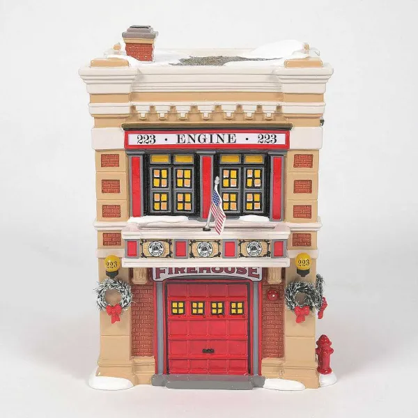 Original Snow Village<Department 56 Engine 223 Fire House