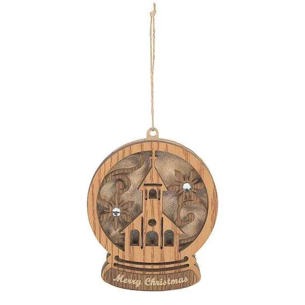 Sale<Department 56 Globe With Church Orn