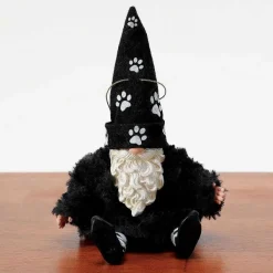Sale<Department 56 Gnome Furry Pet Orn Blk