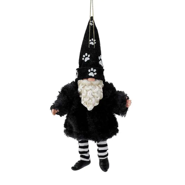 Sale<Department 56 Gnome Furry Pet Orn Blk