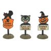 Village Halloween Accessories<Department 56 Halloween Signs Set Of 3