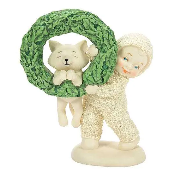 Snowbabies Classic Collection<Department 56 Hang On 'Til Christmas