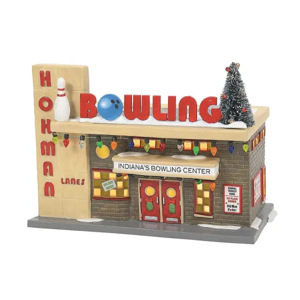 A Christmas Story Village<Department 56 Hohman Lanes Bowling