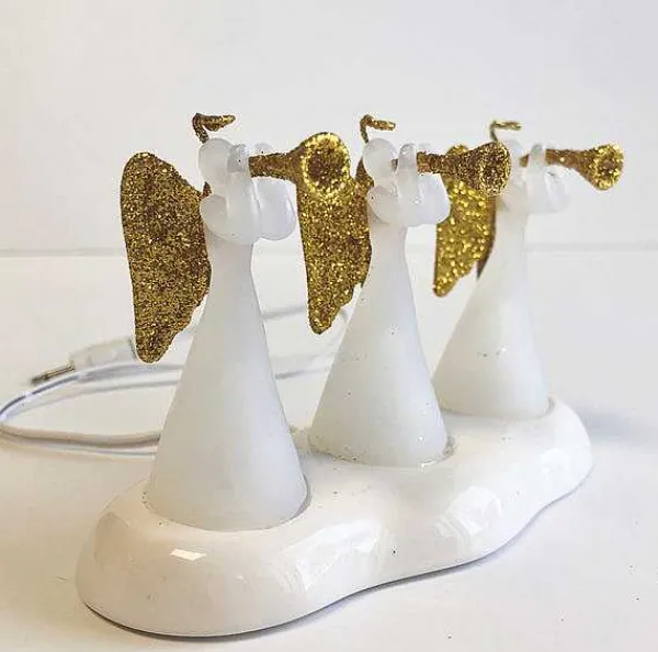 Replacement Parts<Department 56 Lit Angel Trio Decor