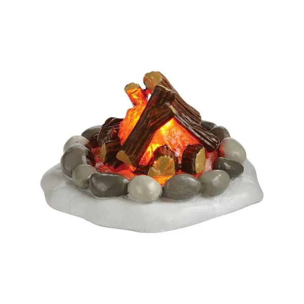 Village Accessories<Department 56 Lit Fire Pit