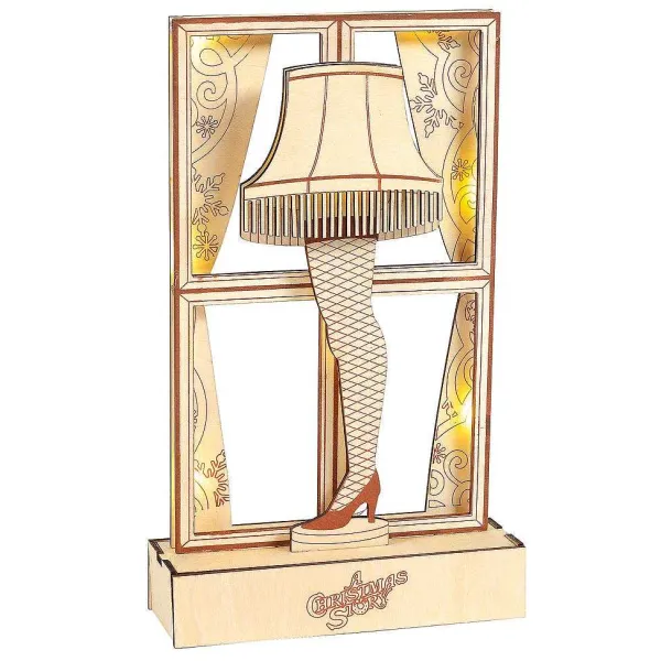 Flourish<Department 56 Lit Leg Lamp