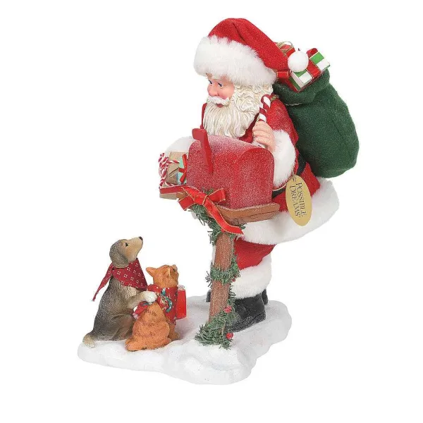 Santa And His Pets<Department 56 Mail Treats