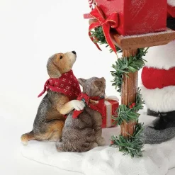 Santa And His Pets<Department 56 Mail Treats