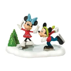Disney Village<Department 56 Mickey & Minnie Go Skating