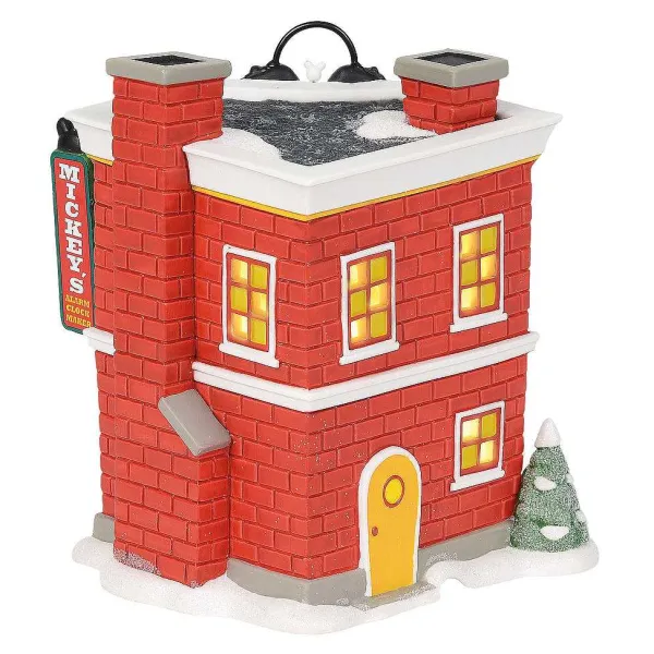 Disney Village<Department 56 Mickey's Alarm Clock Shop