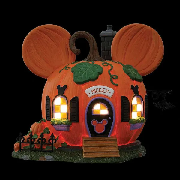 Disney Village<Department 56 Mickey's Pumpkintown House