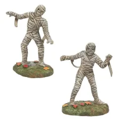 Village Halloween Accessories<Department 56 Mummies Parade Set Of 2