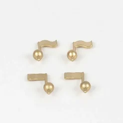 Replacement Parts<Department 56 North Star Karaoke Club Gold Flags (4)