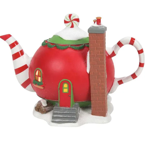 North Pole Series<Department 56 Peppermint Tea Shop