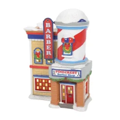 Peanuts Village<Department 56 Pinecrest Barber Shop