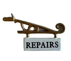 Replacement Parts<Department 56 Pointy Toed Showmaker Repairs Sign