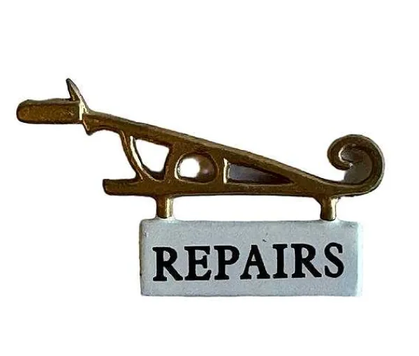 Replacement Parts<Department 56 Pointy Toed Showmaker Repairs Sign