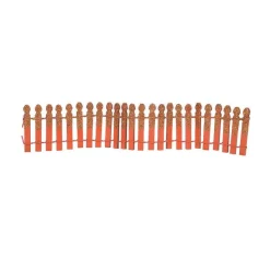 Village Halloween Accessories<Department 56 Pumpkin Orange Glitter Fence