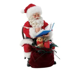 Santa And His Pets<Department 56 Puppy Surprise