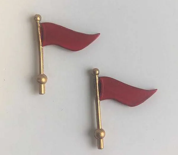 Replacement Parts<Department 56 Red Flags-Set Of 2