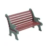 Village Accessories<Department 56 Red Wrought Iron Park Bench