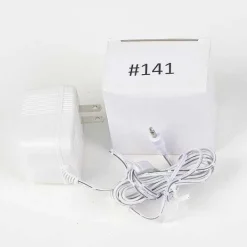 Replacement Parts<Department 56 Replacement Adapter 12V Ac 850Ma White Male Jack With Aux Clip