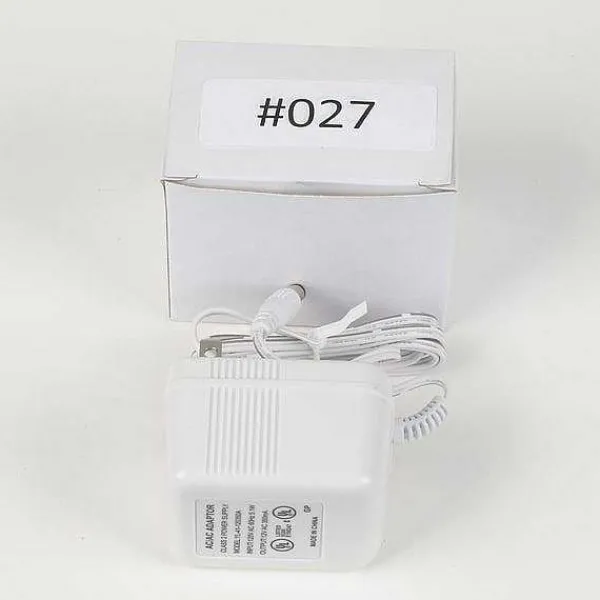 Replacement Parts<Department 56 Replacement Adapter 12V Ac 350Ma White Female Jack