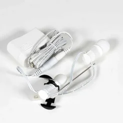 Replacement Parts<Department 56 Replacement Adapter 3V Dc 1300Ma White Male Auxiliary Clip W/2 Light Bar