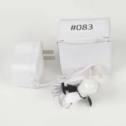 Replacement Parts<Department 56 Replacement Adapter 3V Dc 800Ma White W/Light And Male Aux Clip