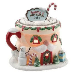 North Pole Series<Department 56 Santa's Hot Cocoa Cafe