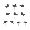 Village Halloween Accessories<Department 56 Set Of 10 Halloween Crows