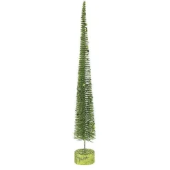 Christmas Basics<Department 56 Tall Green Glitter Spike Tree
