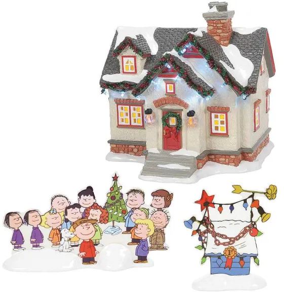 Original Snow Village<Department 56 The Peanuts House