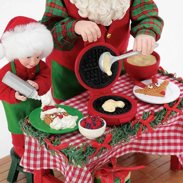 New Santas<Department 56 Walffle-Y Cute