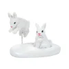 Village Accessories<Department 56 White Christmas Bunnies