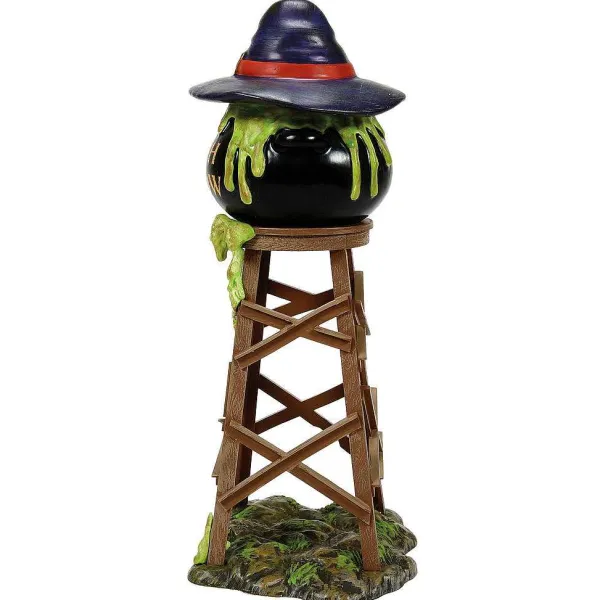 Snow Village Halloween<Department 56 Witch Hollow Watertower