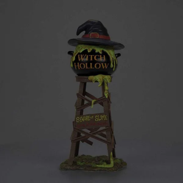 Snow Village Halloween<Department 56 Witch Hollow Watertower