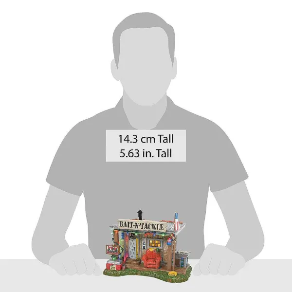 Original Snow Village<Department 56 Xmas Vac Selling The Bait Shop
