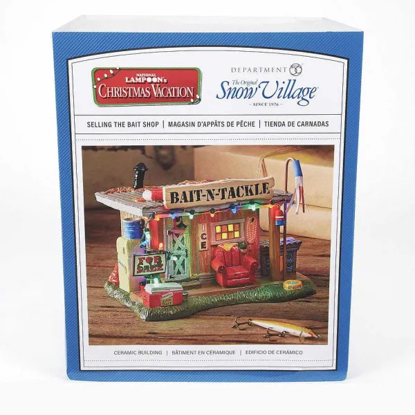 Original Snow Village<Department 56 Xmas Vac Selling The Bait Shop